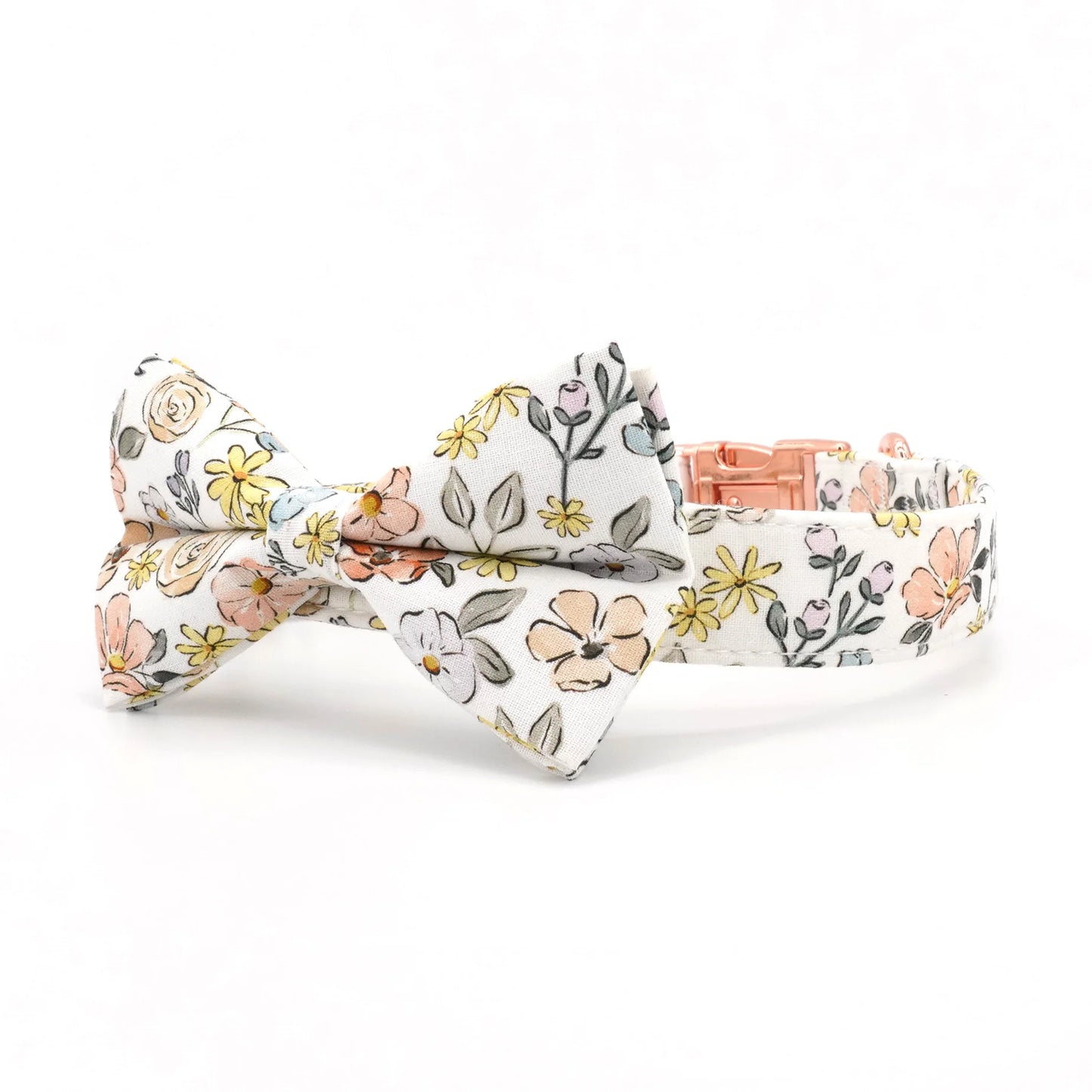 Dreamy Meadow Flower Collar Bow And Leash