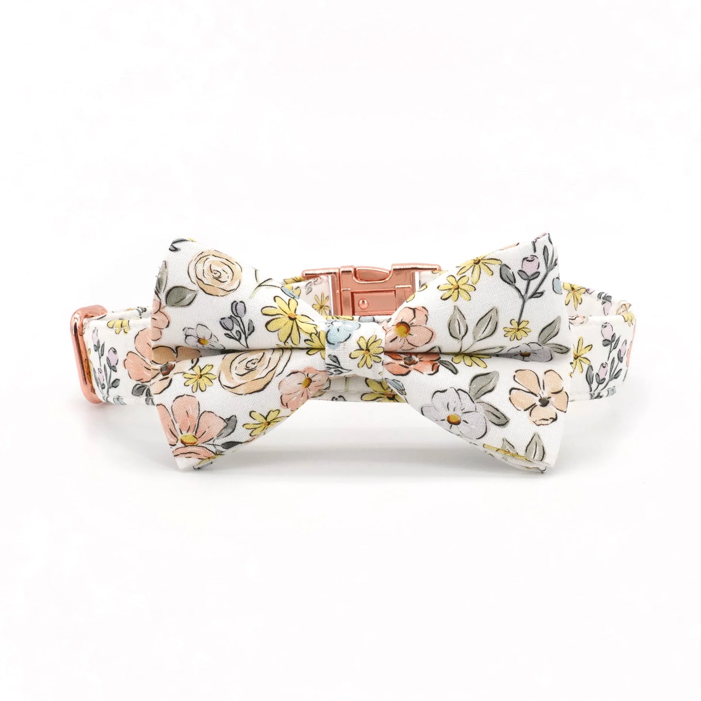Dreamy Meadow Flower Collar Bow And Leash