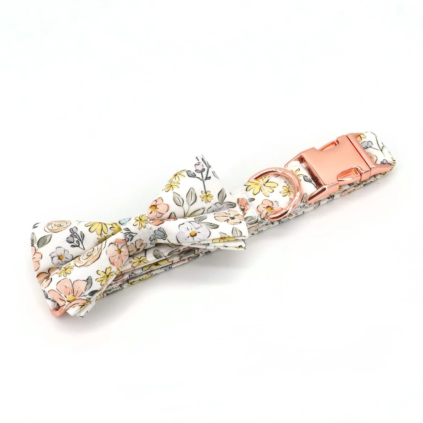 Dreamy Meadow Flower Collar Bow And Leash