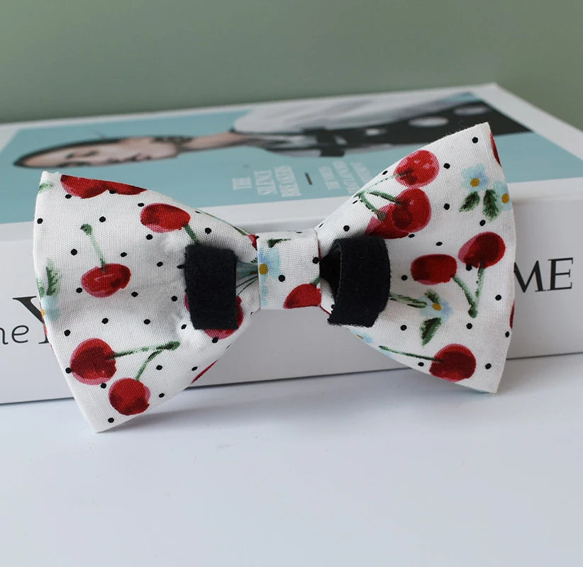 Cherry Dog Collar And Leash