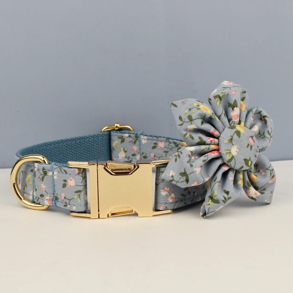 Blue Flower Harness Set