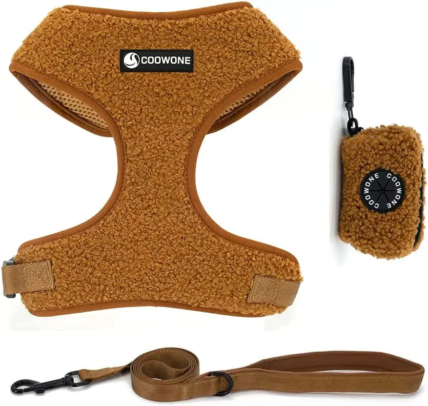 Teddy Velvet Harness Set