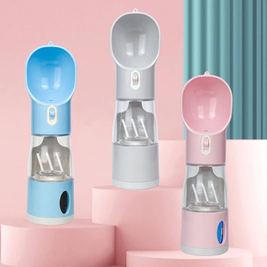 4 in 1 Portable Pet Water Bottle