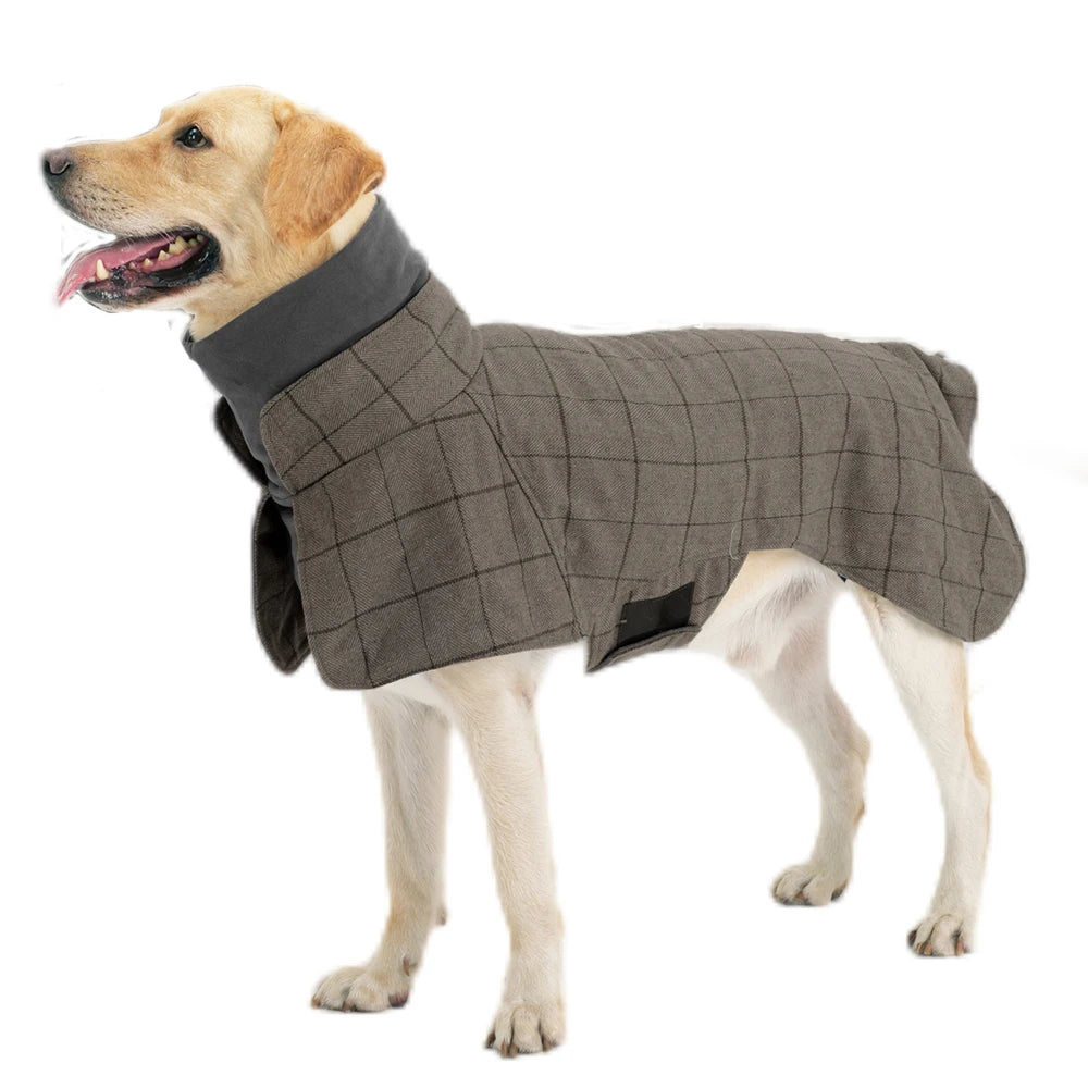 Windproof Plaid Dog Jacket