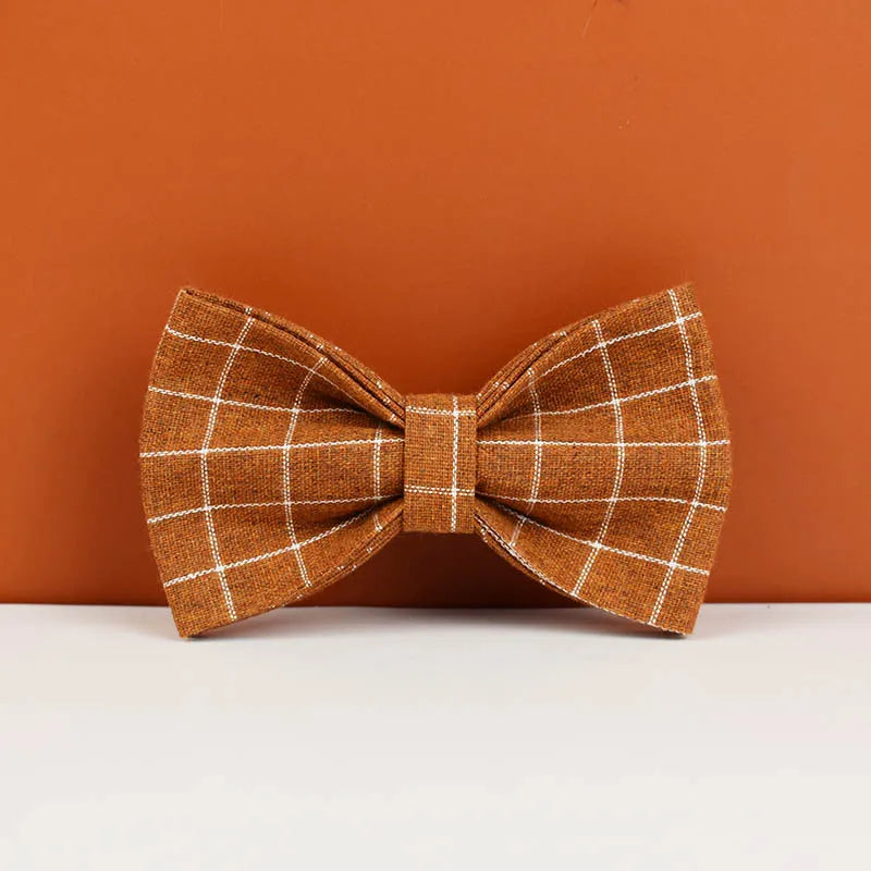 Brown Chequered Harness Set