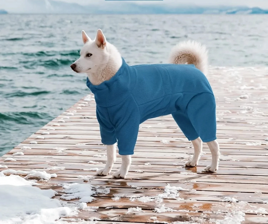 Winter Dog Soft Fleece Jumper