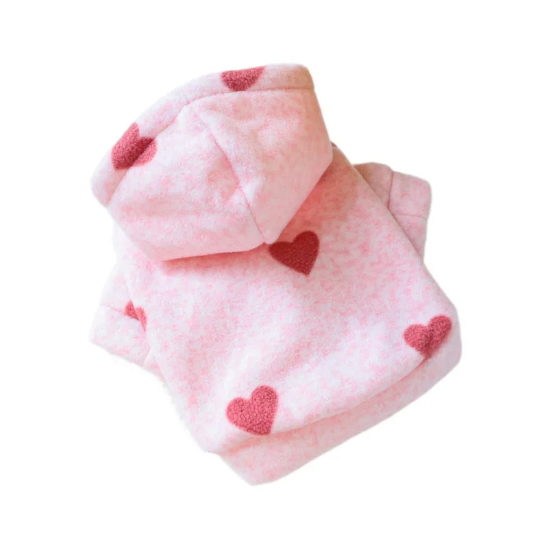 Pink Dog Love Hoodie