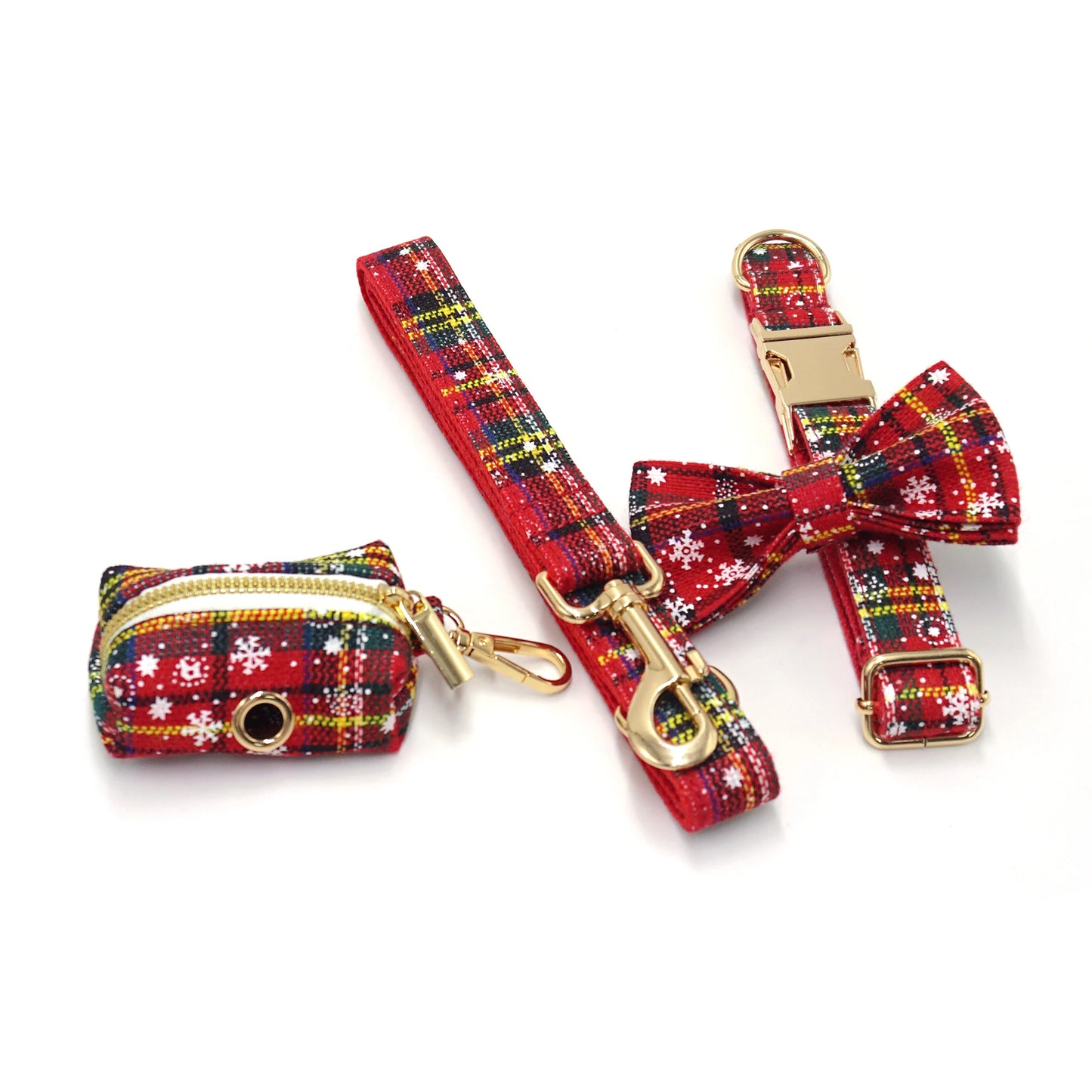 Tartan Christmas Dog Harness