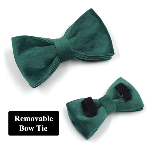 Green Velvet Harness Set
