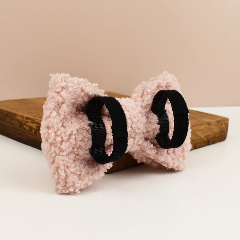 Pink Teddy Fabric Harness Set
