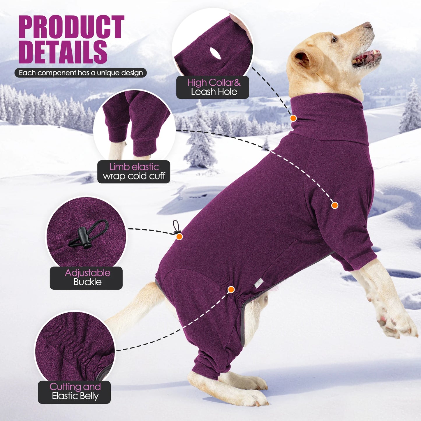 Windproof Warm Dog Fleece