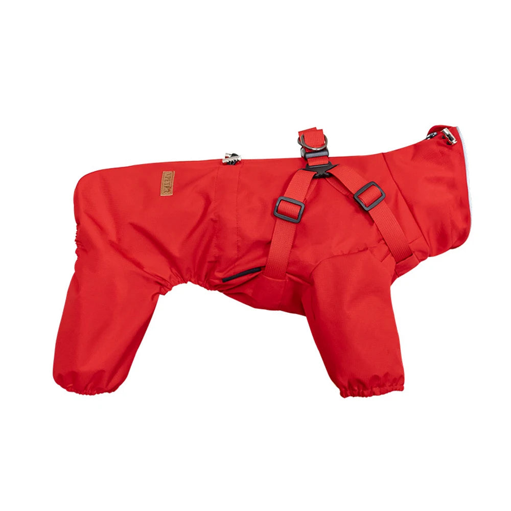 Dog Waterproof Reflective Raincoat