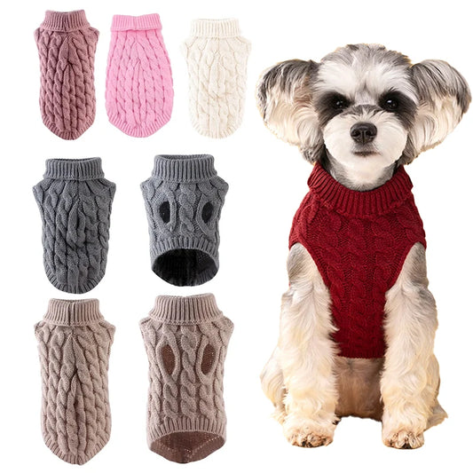 Knitted Dog Jumper