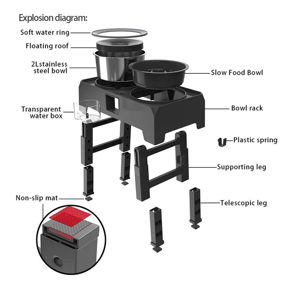 Elevated Slow Dog Bowls