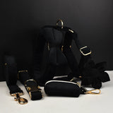 Black Velvet Dog Collar Set