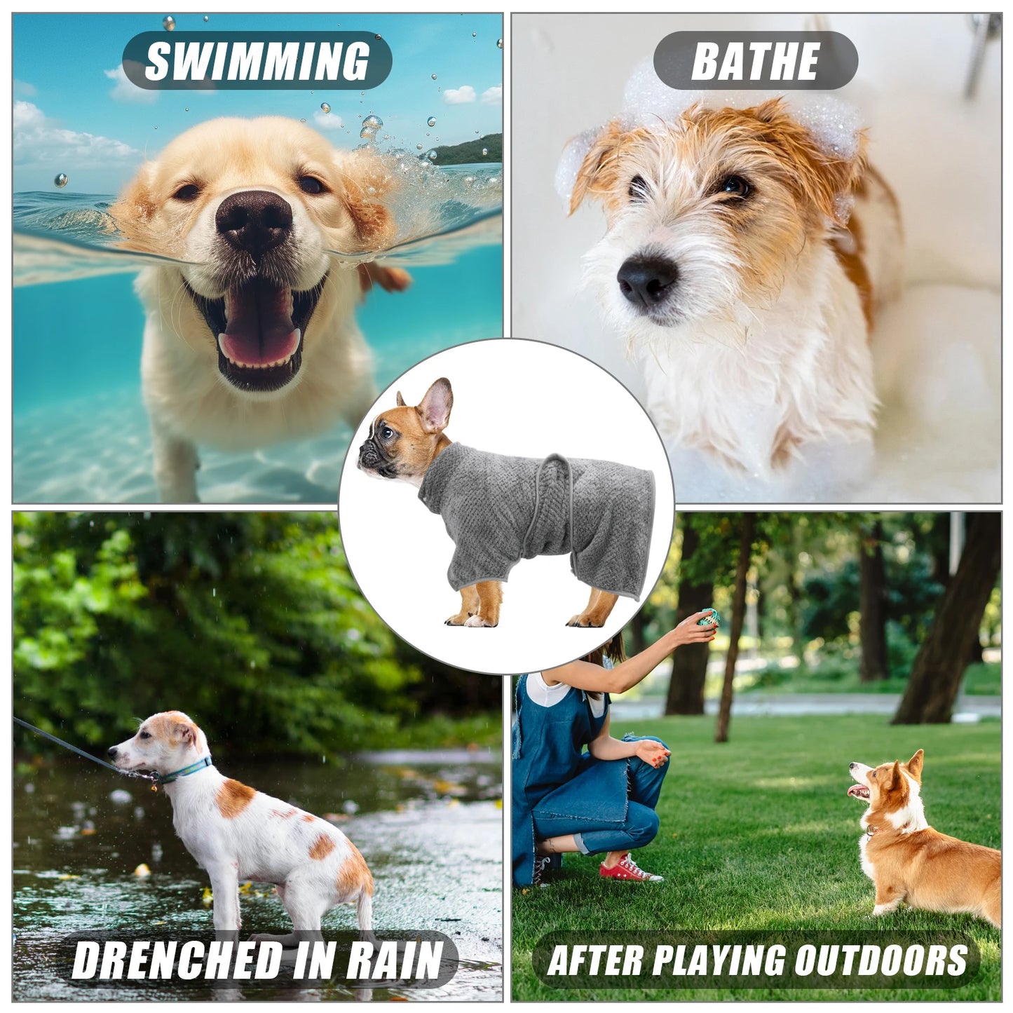 Dog Bathrobe