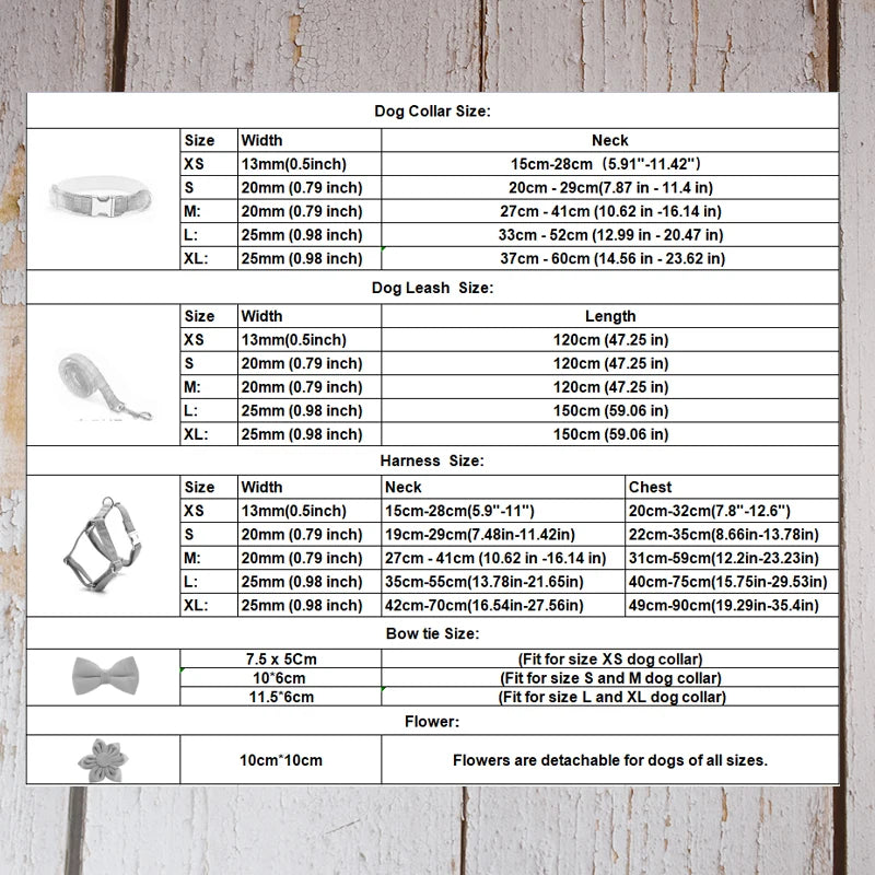 Grey Chequered Harness Set