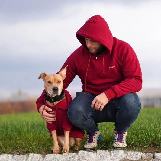 Red Matching Dog & Owner Set