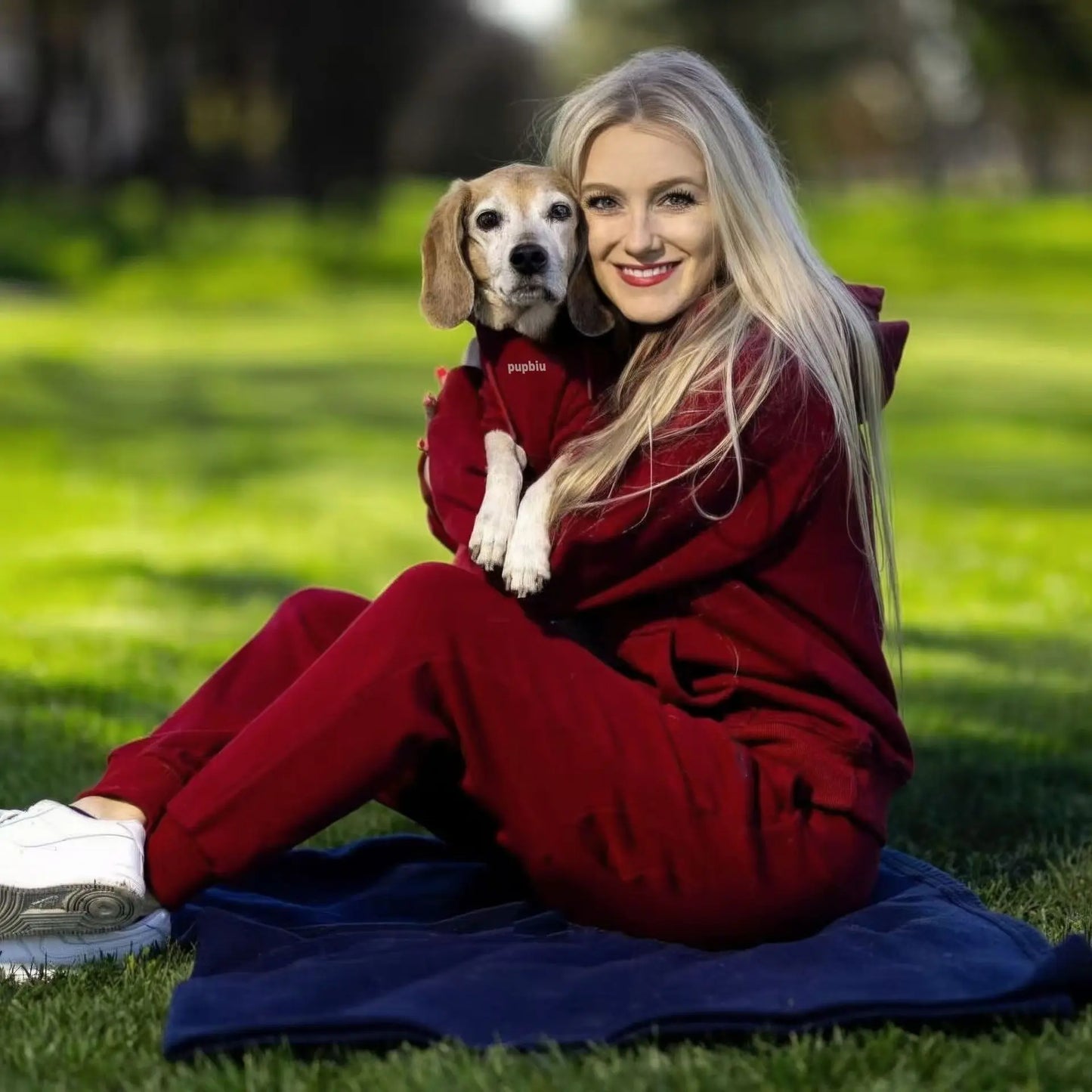 Red Matching Dog & Owner Set