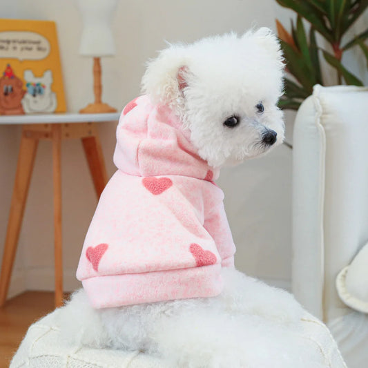 Pink Dog Love Hoodie