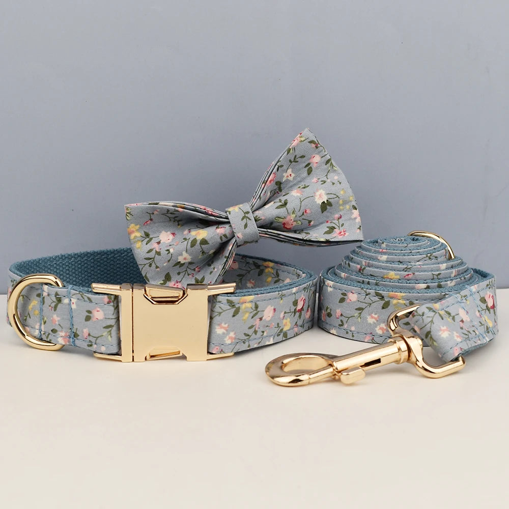 Blue Flower Harness Set
