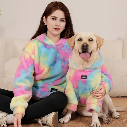 Unicorn Tie Dye Dog & Owner Matching Set