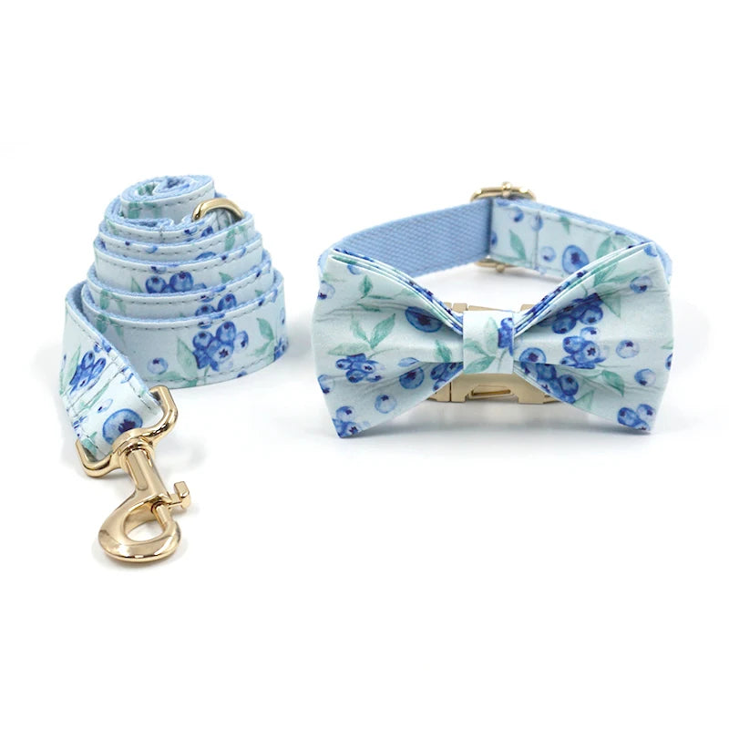 Blueberry Dog Harness Set
