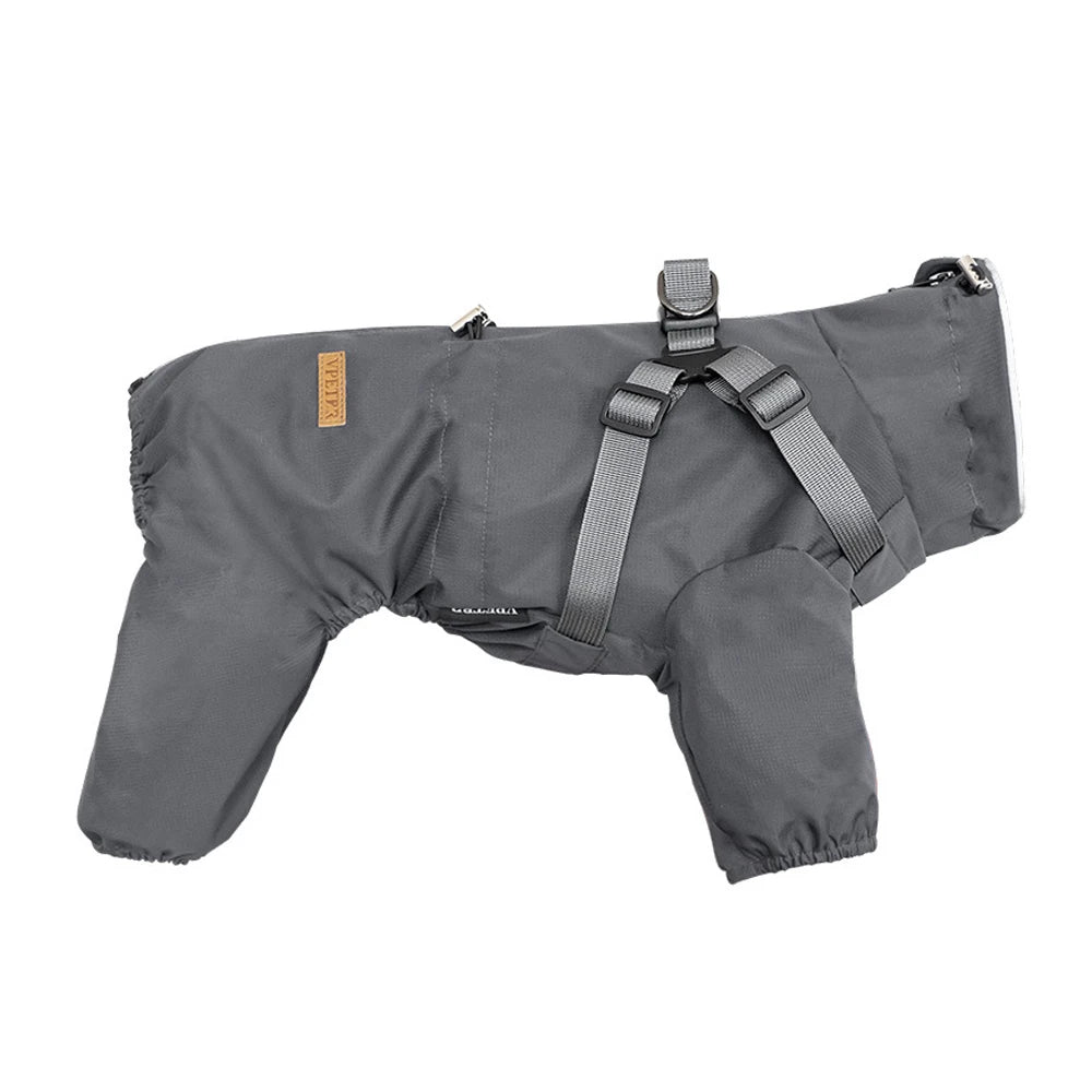 Dog Waterproof Reflective Raincoat