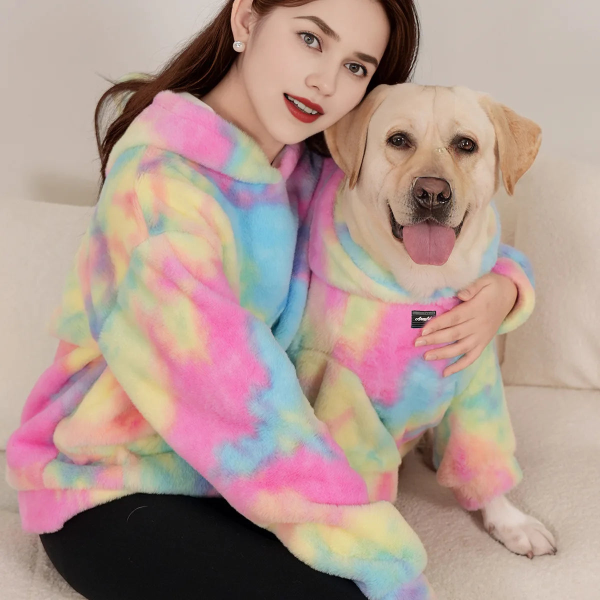 Unicorn Tie Dye Dog & Owner Matching Set