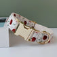 Cherry Dog Collar And Leash
