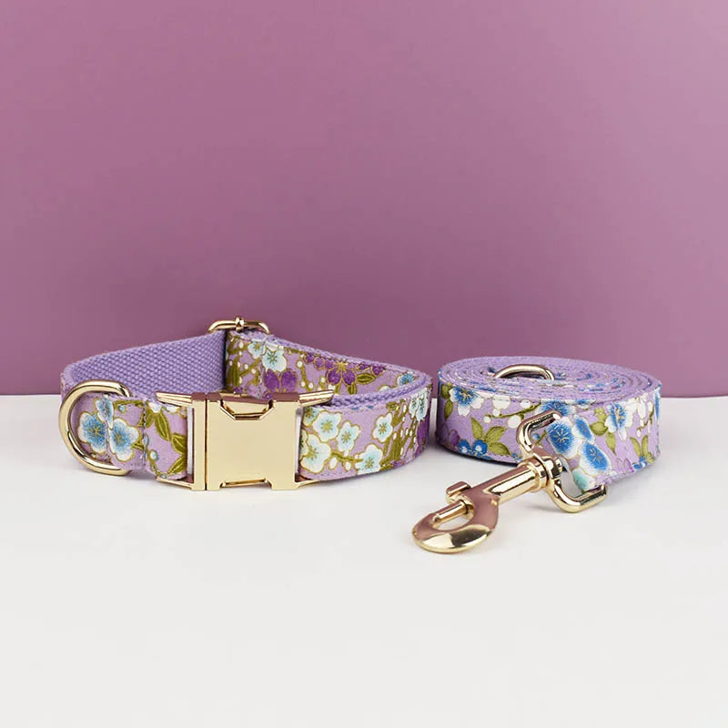 Purple Flower Harness Set