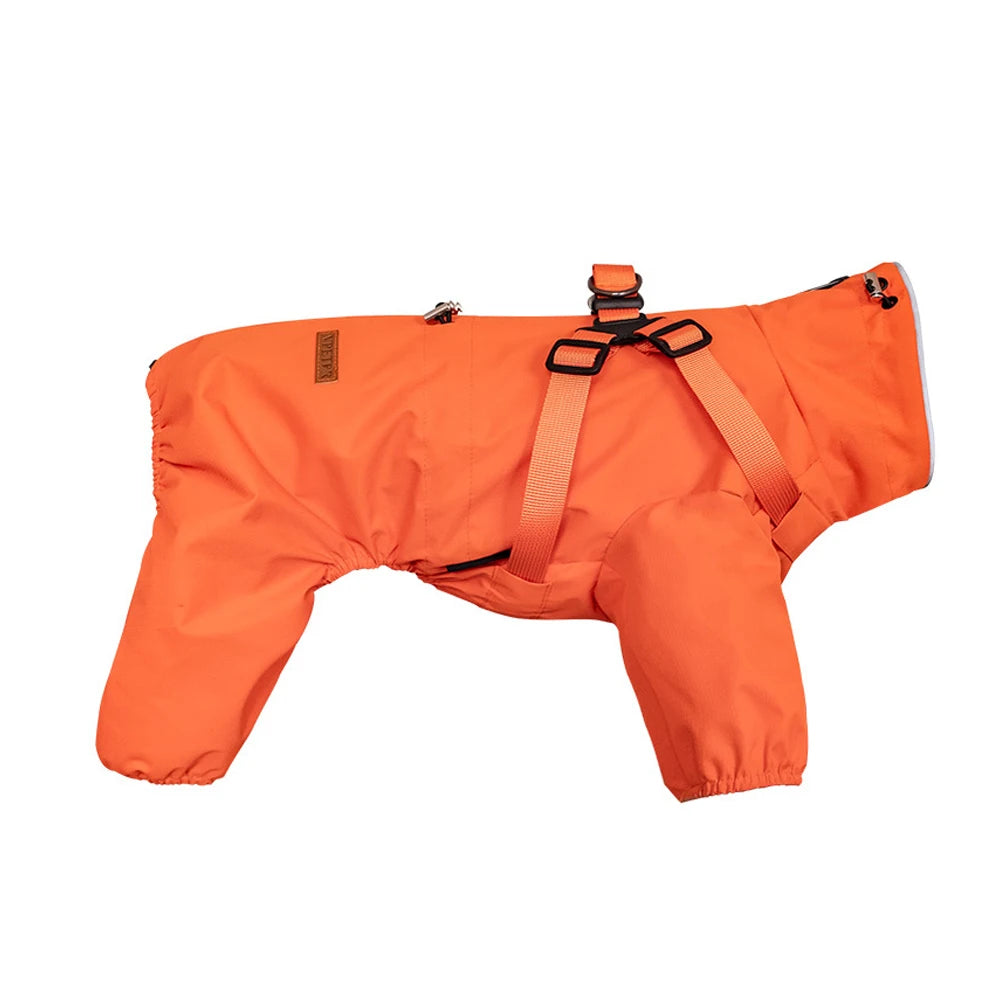 Dog Waterproof Reflective Raincoat
