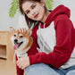 Red and Grey Dog & Owner Matching Set