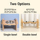 Elevated Bamboo Dog Bowls