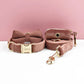 Pink Velvet Harness Set