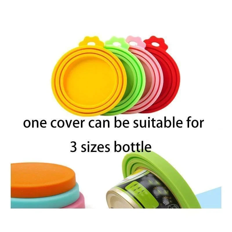 Reusable 3 In 1 Food Can Cover