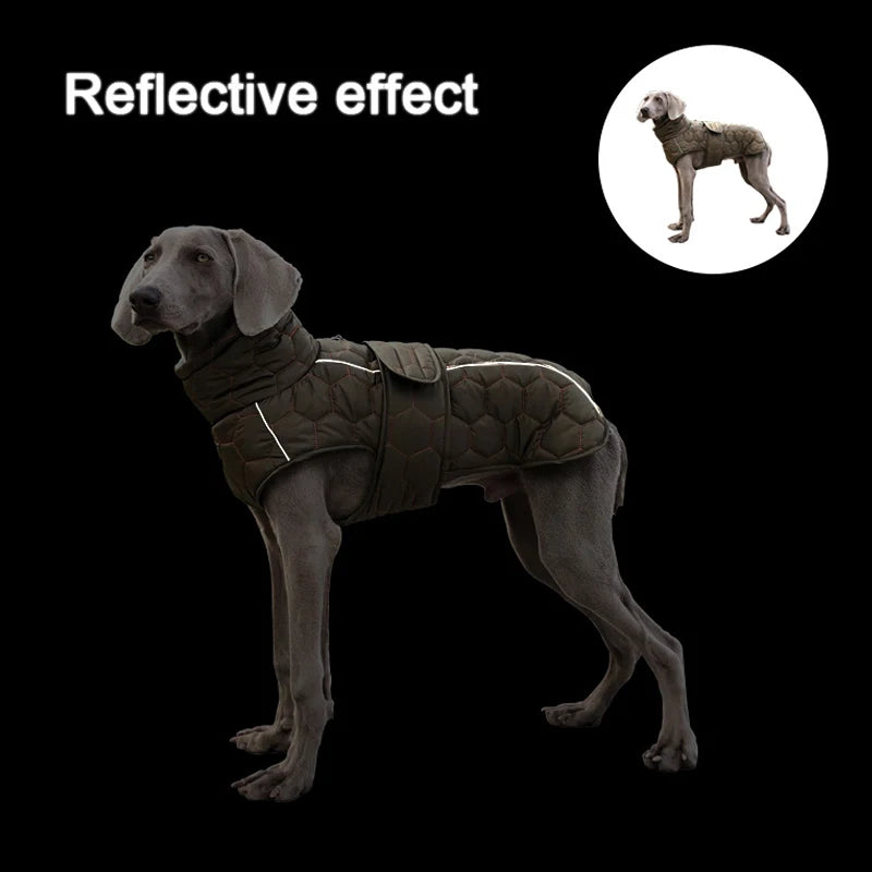 Windproof Soft Quilted Dog Jacket