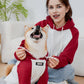 Red and Grey Dog & Owner Matching Set
