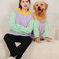 Multi Coloured Dog & Owner Matching Set