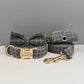 Grey Chequered Harness Set