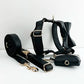Black Leather Harness Set