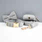 Light Grey Corduroy Harness Set